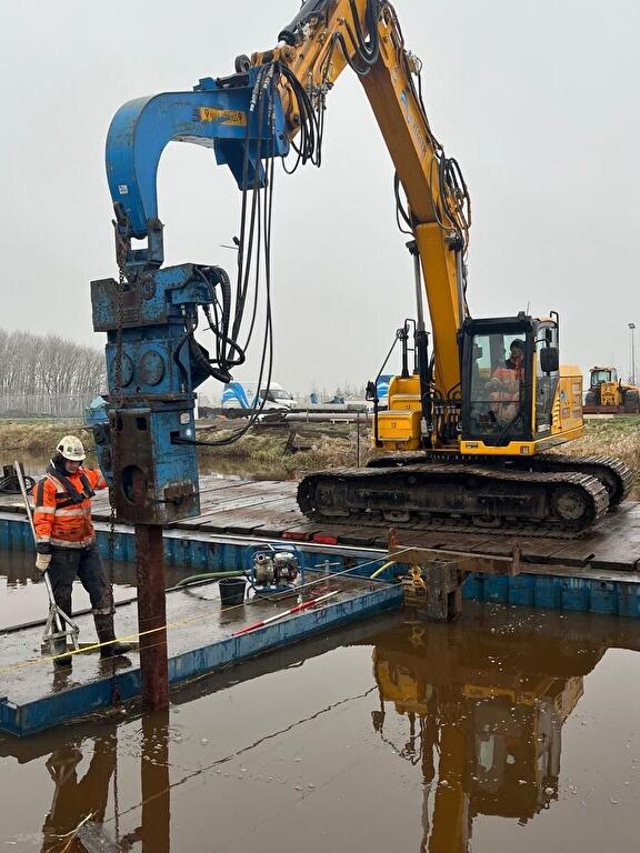 Ophaalbrug Slochterdiep te Meerstad