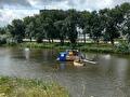 Eilanden aanbrengen in de oude Skivijver te Groningen